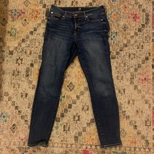 GAP skinny jeans, mid-wash